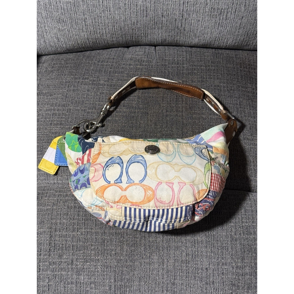 Coach Patchwork Multicolor Hobo Bag - image 1